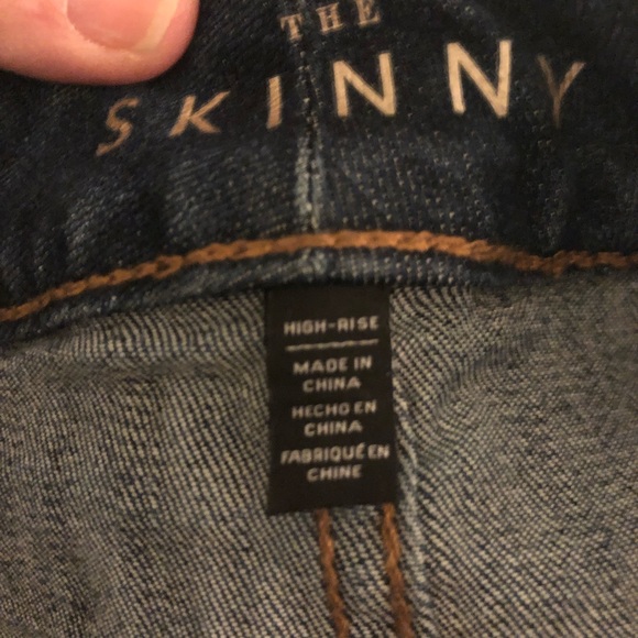 White House Black Market Skinny High Rise jean size 0 - Picture 7 of 11